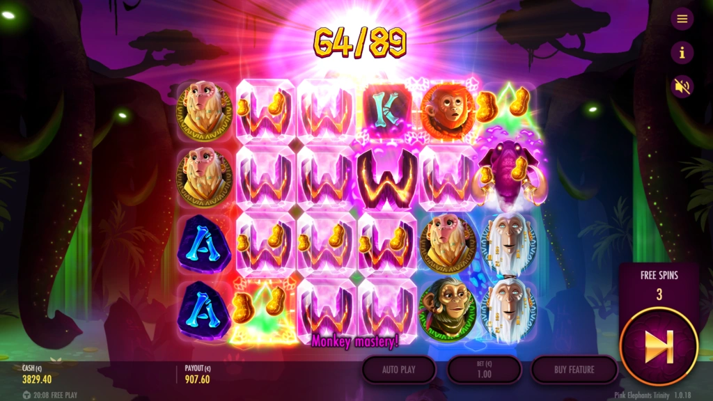 Pink Elephants Trinity - Bonus Game